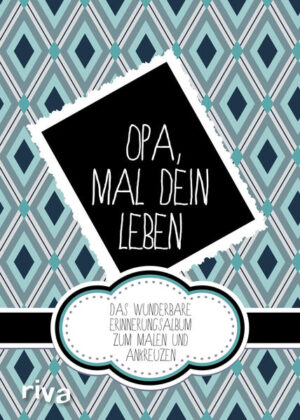 Opa, was war dein Lieblingsspielzeug? Welche Städte hast du bereist? Welches Buch hast du am liebsten gelesen? Dieses hochwertige Geschenkbuch versammelt all jene Fragen, die wir unseren Großeltern immer schon stellen wollten - und macht es durch die zahlreichen Grafiken und liebevoll gestalteten Illustrationen besonders einfach und unterhaltsam, diese zu beantworten. Wir sollten die ganz persönlichen Erinnerungen unserer Großväter bewahren. Spielerisch und kreativ kann der Großvater alles über seine Kindheit, seine Vorlieben, über die Höhen und Tiefen des Lebens für die Nachwelt festhalten. Ausgefüllt ist dieses Buch ein wertvolles Erinnerungsalbum für die ganze Familie.