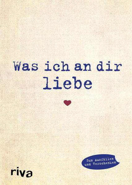 Dieses Ausfüllbuch offenbart auf einen Blick, warum zwei Menschen in Liebe verbunden sind. In dem Buch werden tiefgründige, witzige und emotionale Fragen oder Denkaufträge gestellt, die alle nur ein Ziel haben: die Liebe zwischen zwei Menschen in Worte zu fassen. Das Buch ist das perfekte Geschenk - wenn es ausgefüllt ist, ist es zudem ein wunderschöner Liebesbeweis.