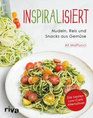 Die originellen Rezepte der erfolgreichen Bloggerin Ali Maffucci, die mit einem Spiralschneider Gemüse in kohlenhydratarme Nudeln, Reis, Pommes oder Tortillas verwandelt, versprechen gesunden Genuss statt Verzicht. Sie sind für alle geeignet, die einen gesünderen Lebensstil verfolgen oder Gewicht verlieren wollen, die glutenfrei essen oder sich Paläo, Raw oder Low-Carb ernähren. Ali zaubert aus mehr als 20 verschiedenen Sorten Obst und Gemüse leckere, sättigende und gesunde Mahlzeiten: von Frühstücksburritos über Zucchini-Linguine und Nachos aus Kürbis bis zu Mandelbutterriegeln. Zudem enthält das Buch Nährwerttabellen, viele praktische Tipps und Tricks und ausführliche Informationen dazu, welche Gemüse- und Obstsorten sich mit dem Spiralschneider am besten zu leckeren Low-Carb-Gerichten verarbeiten lassen. Mehr Informationen finden Sie unter: www.low-carb-fans.de