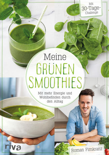 Wünschen Sie sich mehr Energie im Alltag und mehr Konzentration beim Arbeiten oder Lernen? Grüne Smoothies sind der einfachste Weg, mehr Obst und Gemüse zu essen und seine Ernährung gesünder zu gestalten. Das Beste: Die Zubereitung dauert nur zehn Minuten. In diesem Buch gibt der Ernährungstrainer Roman Firnkranz sein Wissen zu allen Fragen rund um das gesunde Grün weiter: - Wie genau wirkt der grüne Smoothie auf den Körper und was macht ihn so gesund? - Welche Zutaten eignen sich besonders und wie kann man sie am besten kombinieren? - Warum sind frische, saisonale und regionale Zutaten wichtig und wo bekommt man sie? - Wie lagert man die Zutaten am besten und wie lange sind sie haltbar? - Wie trinkt man einen grünen Smoothie eigentlich richtig, um in den Genuss der maximalen Verdauungswirkung zu kommen? Das Buch enthält 30 leckere Rezepte mit saisonalen Varianten für die eigene 30-Tage-Challenge, bei der man täglich einen grünen Smoothie trinkt - als Snack zwischendurch oder als Ersatz für z.B. das Frühstück - und sich mit jedem Tag besser, fitter und gesünder fühlt.