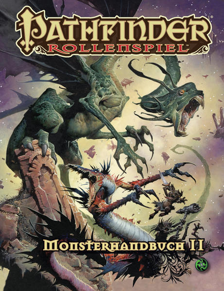 Mit diesem Buch kannst du die gewöhnlichen Goblins links liegen lassen und stattdessen eine Horde der gefürchtetsten Gegner der Fantasy entfesseln! Das Pathfinder Monsterhandbuch II präsentiert Hunderte von Wesen für das Pathfinder Rollenspiel. Auf seinen Seiten findest du untote Drachen und schelmische Gremlins, kreischende Todesfeen und unaufhaltsame Titanen, den berüchtigten Grinderlak und vieles mehr! Doch nicht alle müssen Feinde der SC sein, ebenso gut könnten Wächter aus fernen Welten, lebende Schatten und Vampire dem Ruf des Abenteuers folgen. Neue Regeln zur Anpassung und Verbesserung von Monstern und ein erweitertes Glossar ihrer Fähigkeiten stellen sicher, dass du ausreichend vorbereitet bist, deine Helden herauszufordern, egal wohin das Abenteuer sie führen mag! Das Pathfinder Monsterhandbuch II ist der zweite unverzichtbare Begleitband voller Monster für das Pathfinder Rollenspiel. Dieses ideenreiche Rollenspiel basiert auf mehr als 10 Jahren ständiger Weiterentwicklung und einem offenen Spieltest mit mehr als 50.000 Teilnehmern weltweit, die das beliebteste Rollenspiel der Welt in das nächste Jahrtausend geführt haben. Das Pathfinder Monsterhandbuch II enthält: ► Mehr als 300 verschiedene Monster ► Neue Kreaturen ebenso wie vertraute und wohlbekannte Bestien aus Sagen, Literatur und Pathfinder- Abenteuern ► Herausforderungen für jedes Abenteuer und jeden Stufenbereich ► Viele neue Schablonen und Monstervarianten, die es ermöglichen, Monster während des Spieles anzupassen ► Zahlreiche Monsterlisten, die eine schnelle Übersicht erlauben (inkl. Listen nach Herausforderungsgrad, Monsterart und Lebensraum) ► Neue Regeln zum Erschaffen und Darstellen hochstufiger Bedrohungen ► Erweiterte allgemeine Monsterregeln, um besondere Angriffe, Verteidigungen und Eigenschaften zu vereinfachen ► Neue Vertraute, Tiergefährten und andere Verbündete ► Und VIEL, VIEL MEHR !