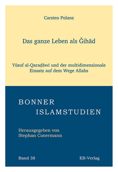 Der sunnitische Gelehrte Yūsuf al-Qaraḍāwī (geb. 1926) ist einer der einflussreichsten muslimischen Stimmen der Gegenwart. Außer durch seine 150 Buchtitel ist der gebürtige Ägypter in den letzten Jahrzehnten vor allem als globaler Internetmufti und Fernsehprediger beim katarischen Satellitensender al-Ǧazīra einem Millionenpublikum bekannt geworden. Zudem ist er Mitbegründer und Vorsitzender mehrerer internationaler Netzwerke muslimischer Rechtsgelehrter. Al-Qaraḍāwī beansprucht für sich, eine „neue Kultur des Ǧihād“ zu begründen-eine ausgewogene Alternative zur Ideologie der militanten Gruppierungen, die den Kampf „auf dem Wege Allahs“ weder übertreibt noch vernachlässigt. Die Studie untersucht, ob es sich dabei wirklich um einen „gemäßigten“ Ansatz handelt und bezieht neben al-Qaraḍāwīs Monumentalwerk Fiqh al-ǧihād von 2009 auch frühere und spätere Bücher, Predigten und Rechtsgutachten mit ein. Die Studie analysiert, welches Verhältnis von Religion und Staat, Glaube und Macht für al-Qaraḍāwī erstrebenswert ist. In welchem Verhältnis stehen friedliche und gewaltsame Formen des Einsatzes für den Islam? Wie interpretiert er die „Schwertverse“ des Koran und die (früh)islamischen Eroberungen? Wie eindeutig oder fließend ist die Grenze zwischen Angriff und Verteidigung? Tragen al-Qaraḍāwīs Argumentationen mehr zur Lösung oder Verschärfung der Konflikte innerhalb und außerhalb des Nahen Ostens bei?