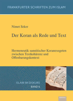 Ausgehend von der kommunikationstheoretischen Überlegung, dass der Koran als eine ursprünglich mündliche Offenbarung nach dem Ableben des Propheten Muhammad zu einer kanonischen Schrift wurde, stellt sich die Frage, wie sich die Koranhermeneutik auf dieser Grundlage entwickelt hat. Wie haben Exegeten den Koran einerseits als einen in sich kohärenten, kanonischen Text und zugleich als eine auf seinen Offenbarungskontext bezogene göttliche Rede ausgelegt? Dazu werden hermeneutische Prämissen und Methoden der Koranexegese in ausgewählten sunnitischen Quellen der uṣūl at-tafsīr und ʿulūm al-qurʾān untersucht. Zur Einordung der Fragestellung werden zeitgenössische Lesestrategien des Korans aus einer literaturtheoretischen Perspektive, die Genese des Korantexts sowie aktuelle Fragen der Koranhermeneutik erörtert. In diesem Zusammenhang diskutiert die Arbeit das Geschichtsverständnis muslimischer Koranexegeten und zeigt anschließend methodische und offenbarungstheologische Spannungsfelder in ihrem Denken auf. Damit richtet sich die Arbeit an interessierte Leserinnen und Leser aus der Theologie und Textwissenschaft, insbesondere der Hadithwissenschaft und Koranexegese.