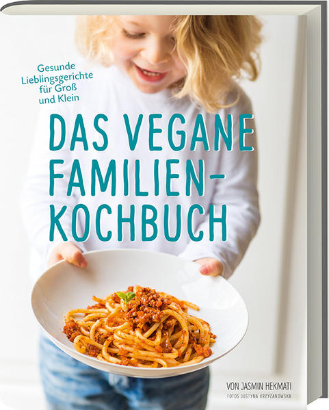 Das vegane Kochbuch für die ganze Familie! Vegan kochen? Für die ganze Familie? Im Alltag? Mit allen Nährstoffen,die Kinder brauchen? Geht das? Jasmin Hekmati zeigt: Es geht. Und wie. Knusprig gebratene Mini-Pancakes aus Buchweizenmehl, herzhafte Bohnen-Burger, Persische Kräutersuppe mit Gerste, Linsen und Cashewsahne, zart schmelzende Safran-Sahne-Gnocchi mit Zucchini und Granatapfelkernen oder saftig-nussige Rübli-Muffins: Mit diesen und vielen anderen kreativen Rezepten versammelt sie das Beste aus ihrer veganen Küche - und erklärt nebenher, was es bei der Umstellung auf rein pflanzliche Kost zu beachten gilt. Welche Nahrungsmittel sind wahre Vitamin- oder Eiweißbomben? Was muss ein Tagesplan für Kinder verschiedenen Alters enthalten? Wie sieht ein ernährungstechnisch perfekter Start in den Tag aus, der gesund ist und zugleich glücklich macht? Ein unverzichtbarer Begleiter für alle, die das Projekt vegane Ernährung gemeinsam mit ihrer Familie umsetzen und dabei nichts dem Zufall überlassen wollen. Beinhaltet ein Zusatzkapitel des Ernährungswissenschaftlers Dr. Markus Keller zum Thema "Die gesundheitlichen Potenziale veganer Ernährung". Rezeptbeispiele: - Kinder-Tiramisu mit Erdbeeren - Gulasch nach ungarischer Art - Veggie-Bolognese mit Makkaroni - Spaghetti Caprese mit Nuss-Käse - Asiatischer Papaya-Salat - Zitronengras-Kokos-Suppe "Ein sehr empfehlenswertes Buch für alle Familien, die sich und ihre Kinder vegan ernähren - mit leckeren Rezepten und wertvollen Ernährungstipps". Prof. Dr. med. Dr. med. habil. Johannes Georg Wechsler, Präsident Bundesverband Deutscher Ernährungsmediziner e.V. (BDEM e.V.)