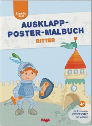 Auf den großen Ausklapp- Postern gibt es viel zu entdecken: Ritter, Drachen und Burgen sowie Feen, Einhörner und Zauberschlösser warten darauf, dass kleine Künstler sie bunt ausmalen. So entsteht ein toller Wandschmuck, mit dem Kinder ihre Zimmerwände dekorieren oder anderen als Geschenk eine Freude machen können.