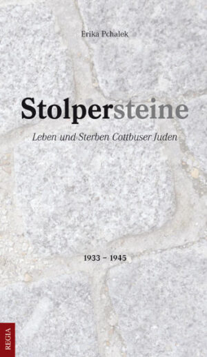 Gelb glänzende Steine im Cottbuser Straßenpflaster zwingen den Passanten zum Innehalten. Stolpersteine. Sie erinnern an jüdische Bürger dieser Stadt, die in den Jahren der Nazi-Diktatur dem Rassenwahn zum Opfer gefallen sind. Ihrer Würde und ihres Vermögens beraubt, mit Berufsverbot belegt, aus ihren Häusern und Wohnungen vertrieben, wurde ihnen ein sozialer Abstieg aufgezwungen, der in der physischen Vernichtung endete. Die Messingsteine setzen den Toten Denkmale. Sie gedenken auch Cottbusern, die sich der Diktatur in den Weg stellten und dafür ihr Leben ließen. Dieses Buch erzählt von den Opfern.