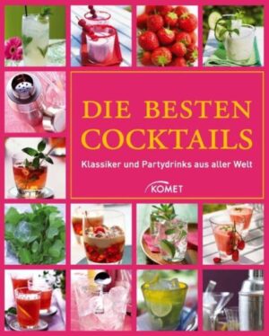 Ob prickelnd-frisch, cremig-mild oder herb-aromatisch - für jeden Geschmack gibt es den perfekten Drink. Dieses Buch bietet mehr als 220 Rezepte für Cocktailklassiker und moderne Mix-Drinks. Jeder Cocktail wird mit brillantem Farbfoto vorgestellt. Eine informative Einleitung, die übersichtliche Kapiteleinteilung nach Alkoholsorten sowie die zusätzlichen Rezepte für alkoholfreie Drinks, Bowlen und heiße Getränke machen diesen kompakten Ratgeber zu einem unentbehrlichen Begleiter für alle Cocktailsfreunde.