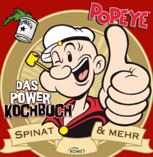 Wer träumte nicht in seiner Kindheit davon, einmal so stark zu sein wie Popeye, der Seemann! Man nehme eine Dose Spinat, konsumiere ihn in einem kräftigen Zug: Fertig ist der Superheld mit den tollen Muskeln, der alle Feinde zusammenschlägt und die Schöne (mit Schuhgröße 57) aus den Händen der Häscher befreit! Hier nun kann der Kindheitstraum in Erfüllung gehen: Powerrezepte mit Spinat & Co. für Jedermann - vorgestellt von Popeye persönlich, kinderleicht nachzukochen für alle seine treuen Fans! Das Power-Kochbuch für ganze Kerle