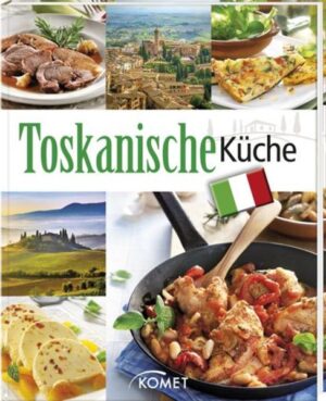 Kulinarischer Urlaub zuhause - Mini-Kochbuch mit maximaler Wirkung - Klassiker, Lieblingsgerichte und Spezialitäten der toskanischen Küche - Jedes Rezept mit brillantem Farbfoto und gelingsicherer Schritt-für-Schritt-Anleitung. So einzigartig wie die zauberhafte Landschaft der Toskana mit ihren malerischen, von Zypressen gekrönten grünen Hügeln sind auch die kulinarischen Genüsse dieses Feinschmeckerparadieses. In diesem liebevoll gestalteten Kochbuch haben wir die bekanntesten und beliebtesten Traditionsrezepte aus einer der schönsten und beliebtesten Urlaubsregionen Italiens zusammengetragen. Von Brotsalat und Florentiner Zwiebelsuppe über Schwarzes Risotto mit Tintenfisch und Kastaniennudeln mit Pilzsauce bis zu Bistecca Fiorentina und Rotbarben Livorneser Art: Entdecken Sie die Klassiker der toskanischen Küche!