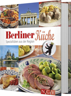 Spezialitäten aus der Region • Die bekanntesten und beliebtesten Gerichte von Havel und Spree: von Buletten über Arme Ritter bis Zwiebelfleisch • Rund 70 regionale Köstlichkeiten: Klassiker, Lieblingsgerichte und Spezialitäten • Mit stimmungsvoller Einleitung zur Berliner (Küchen-)Kultur Herz und Schnauze: So sind die Berliner – und genauso herzhaft und handfest lieben sie auch ihre Küche. In diesem wunderschön gestalteten Kochbuch haben wir die bekanntesten und beliebtesten Berliner Traditionsrezepte zusammengetragen. Freuen Sie sich auf einen herrlich schmackhaften kulinarischen Streifzug von Kreuzberg bis Köpenick, der von Buletten und Teltower Rübchen über Hoppelpoppel und Eisbein bis zu grünem Aal und Gänsebrust reicht. Wir wünschen viel Spaß beim Nachkochen der Spezialitäten von Havel und Spree!