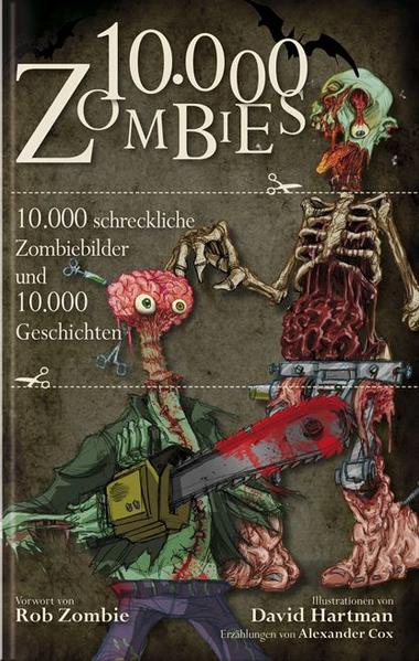 Die makaberste Zombie- Sammlung aller Zeiten! Durch das gedrittelte Seitenformat, das die Figuren am Hals und an der Taille unterteilt, können die Köpfe, Oberkörper und Beine nach Belieben zerlegt werden. Jedes Mal, wenn Sie umblättern, ergibt sich eine neue Geschichte, da alle Texte miteinander verbunden werden können. David Hartman ist ein preisgekrönter Illustrator und für den Emmy nominierter Regisseur. Alexander Cox ist Autor und Drehbuchautor. Er hat für Pathé Productions, Fragile Films und Universal Pictures gearbeitet.