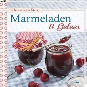 Selbst hergestellte Marmeladen und Gelees sind so beliebt wie schon lange nicht mehr. So kann man sich nicht nur den Sommer konservieren und weiß ganz genau, was drin ist im Glas, man hat auch immer liebevolle Geschenke für Freunde oder die Familie parat. Genießen Sie Kirschkonfitüre mit Kokos, Heidelbeer-Ananas-Marmelade, Birnen-Lebkuchen-Marmelade, Brombeer-Apfel-Gelee oder die betörende Pfirsichkonfitüre, und zaubern Sie wahre Fruchtträume für sich und Ihre Lieben!