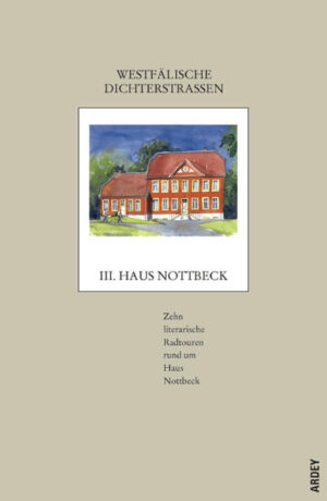 Die Landschaft rund um Haus Nottbeck ist wie geschaffen für Ausflügler und Radtouristen. Was lag näher, als das Museum zum Ausgangspunkt westfälischer Dichtertouren zu wählen? Zehn literarische Rundfahrten führen zu den Orten Vorhelm, Beckum, Liesborn, Stromberg, Möhler, Clarholz, Ennigerloh, Freckenhorst, Warendorf, Sassenberg, Rheda-Wiedenbrück und Rietberg - auf der Suche nach Dichtern, die uns auch heute noch etwas zu sagen haben: genannt seien Jodokus Temme, Paul Schallück, Augustin Wibbelt. Aber auch ohne Dichter ist die Gegend rund um Haus Nottbeck reich an literarischen Überlieferungen und Denkmälern. Aber natürlich kann ein literarischer Führer Sehenswürdigkeiten, die am Wege liegen, nicht unbeachtet lassen - ganz zu schweigen von urigen oder originellen Gasthöfen, die den durstigen Touristen zur Rast einladen. Ulrich Straeter beschreibt Land und Leute mit sympathischem, neugierigem und oft satirischem Blick für das Charakteristische. Ilse Straeter verleiht den Reisenotizen mit Zeichenstift und Malkasten den "letzten Schliff"