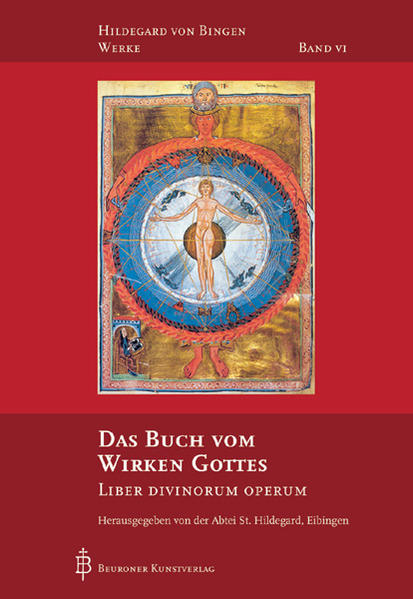 In dieser gewaltigen Kosmosschrift lässt Hildegard die Welt vor den Augen des Lesers als Kunstwerk Gottes erstrahlen. Aus der Urkraft der Liebe Gottes fließen die Schöpfung, die Inkarnation in Gestalt des Gottessohnes und die endgültige Erlösung des verlorenen Menschen am Ende der Zeiten in einer all-umfassenden Einheit zusammen. Der Mensch erscheint als Mikrokosmos, der in allen seinen körperlichen und geistigen Gegebenheiten die Gesetzmäßigkeiten des Makrokosmos widerspiegelt. Im Menschen hat Gott die anderen Geschöpfe gezeichnet und die Menschengestalt dem Bau des Firmaments und des Schöpfungsalls entsprechend geordnet. Ihren besonderen Ausdruck gefunden haben die Kosmosvisionen des Liber divinorum operum in den zehn farbenprächtigen Miniaturen des Lucca-Kodex (um 1220/30). In diesen unvergleichlichen Darstellungen werden die Visionen Hildegards im Bild sichtbar gemacht. Der Leser ist eingeladen, sich in die Bilder zu vertiefen und so die Texte Hildegards von Bingen zu betrachten und zu verstehen.