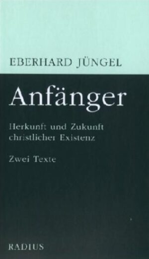 Dieser Band vereinigt die zwei Texte "Befreiende Freiheit als Merkmal christlicher Existenz" und "Das jüngste Gericht als Akt der Gnade".