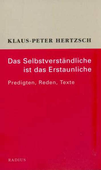 Aus der Fülle bisher verstreut vorliegender Texte, Predigten und Reden von Klaus-Peter Hertzsch hat sein Freund und Vertrauter Pfarrer Dr. Matthias Rost eine faszinierende Zusammenstellung zustandegebracht. Dieses Buch wird nicht nur den mit dem Werk von Hertzsch vertrauten Lesern eine weiterführende Erkenntnis zu Leben und Denken des Jenaer Lieder- und Text-Dichters und Theologen vermitteln. Auch gerade jüngere und »neue« Leserinnen und Leser, Studentinnen und Studenten sollen sich auf diese Weise mit Inhalt und Form der Texte von Klaus-Peter Hertzsch auseinandersetzen. Der große Theologe begegnet uns hier ganz unmittelbar in der Auseinandersetzung mit Frömmigkeit und Kirche, wie wir ihn selten so offen erlebt haben.