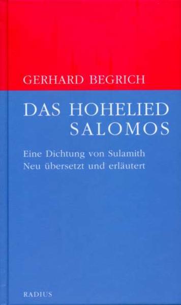 Und wieder ein Paukenschlag von dem Theologen und Ägyptologen Gerhard Begrich: Salomo ist nicht der Urheber des Hohenliedes, sondern dessen Adressat. Das erotischste Buch der Heiligen Schrift stammt von einer Frau-das einzige in der Bibel überhaupt! Eine selbstbewusste Frau spricht von ihrer Liebe und von ihrem Begehren in einer unglaublichen Offenheit und Freiheit. Diese Dichtung aus dem Altertum ist nur mit den Gedichten von Sappho vergleichbar.