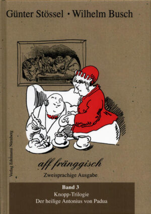 Mit diesem dritten Band legt Günter Stössel eine Übertragung zweier Bildergeschichten in einem ostfränkischen Dialekt vor, der in der Stadt Nürnberg und ihrer Umgebung zuhause ist.