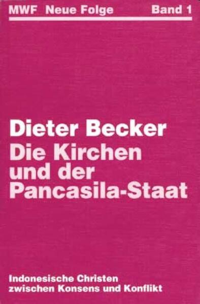 MWF.NF 1 Indonesische Christen zwischen Konsens und Konflikt Die Geschichte der protestantischen Missionen und Kirchen in Indonesien ist gekennzeichnet von kritischen Auseinandersetzungen mit dem indonesischen Staat. Die Heidelberger Habilitationsschrift stellt diese Spannungen in ihrem Kontext dar.