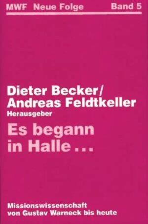 Missionswissenschaft von Gustav Warneck bis heute. Das Fach Religionen, Mission, Ökumene hat an den Theologischen Fakultäten zu Recht einen Platz, weil es unter den Studierenden das Bewusstsein für die Kirchen weltweit mit ihren spezifischen Problemen weckt. Dazu gehören Fragen des interreligiösen Dialogs genauso wie Probleme neu entstehender kontextueller Theologien. Aus: Dieter Becker, Es begann in Halle, S. 191