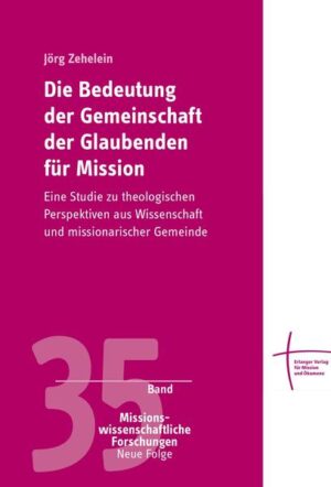 Seit einigen Jahren ist das Interesse an Mission im heimischen Kontext neu aufgeflammt. Daraus ergeben sich Fragen nach dem Wesen der Kirche und der Gemeinschaft der Glaubenden. In diesem Zusammenhang unternimmt die vorliegende Studie erstmals den Versuch, die Frage nach der Bedeutung der Gemeinschaft der Glaubenden für Mission im Gespräch mit akademischer Theologie einerseits und der Basistheologie missionarischer Gemeinden andererseits zu bearbeiten. Die Studie geht vergleichend-analytisch vor und bedient sich qualitativ-empirischer Methodik. Auf dem beschrittenen Weg präsentiert sie Thesen zum Theologie-, Missions- und Gemeinschaftsbegriff (koinonia), bespricht wissenschaftliche Ansätze von M. Herbst, E.-S. Vogel-Mfato und H. Wrogemann und stellt diese der Theologie von Gemeinden aus dem Bereich der Evangelischen Kirche in Deutschland gegenüber.