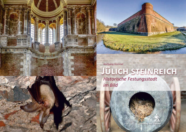 Jülichs Festungswerke sind aus ungezählten Steinen errichtet: Die Festungen Zitadelle und Brückenkopf, die Stadtbefestigung aus der Renaissance sowie der mittelalterliche HExenturm – ihre aktuellen Ansichten wurden von einer Fotografin und 14 Fotografen für diesen Bildband ausgewählt. In 250 Bildern werden die Dimension und der Zweck der Gebäude, ihre teils prächtige Ausstattung sowie die moderne Nutzung von Mensch und Natur deutlich. Neue Perspektiven, überraschende Zusammen- und Gegenüberstellungen sowie ein kurzer Überblick mit historischen Abbildungen belegen, dass Jülich durch sein einmaliges Festungsensemble vor allem eins ist: steinreich!