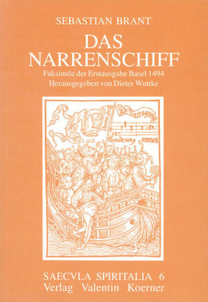 Die Ausgabe erschien aus Anlass der 500. Wiederkehr der Erstpublikation, die am 1. März 1494 in Basel erfolgte. Das Werk, zu dem der junge Dürer zahlreiche Illustrationen beisteuerte, wurde in wenigen Jahren zu einem europäischen Bestseller. Wie bei keiner anderen Publikation aus der damals noch jungen Geschichte des gedruckten Buches sind in ihm Text und Bild aufeinander bezogen, hat das Layout nicht nur ästhetische Qualität, sondern zugleich gehaltliche Bedeutung. Nur eine Faksimile-Ausgabe kann den Versuch unternehmen, in die Aura dieses einzigartigen Werkes einzuführen, dessen Wirkung auf Literatur und Kunst unablässig anhält.