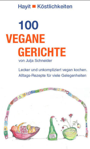 Kochen ohne tierische Produkte. Vegane Rezepte einfach, schnell und preiswert zubereitet. Für jede Gelegenheit im Alltag oder zu besonderen Anlässen. Lecker und unkompliziert. Vegane Vorspeisen, vegane Hauptspeisen und veganer Nachtisch. Für zwischendurch oder zu jeder anderen Gelegenheit: veganer Aufstrich. Oder köstliche vegane Salate. Für Party, Geschäftsempfang oder einfach nur so: veganer Fingerfood. 100 tolle und leckere Gerichte. Mit Tipps und Infos für eine optisch ansprechende Zubereitung. Damit veganes Essen nicht nur gut schmeckt, sondern auch schön anzusehen ist. Vegan essen, gleich ob man es aus gesundheitlichen Gründen tut oder einfach nur weil es Spaß macht und gut schmeckt. Mit Illustrationen der Autorin.