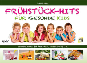 Essen ist Gewohnheitssache. Ernährungsverhalten und Vorlieben für bestimmte Nahrungsmittel werden bereits in den ersten Lebensjahren eines Menschen geprägt. Die Chance Kindern ein gesundes Ernährungsverhalten beizubringen und dabei auch vor Erkrankungen als Erwachsener zu schützen, ist nie wieder so groß wie im Kindesalter. Mit diesem Buch der Ernährungswissenschaftlerin Valerie Miller sollen die wichtigsten Fragen zum Thema gesunde Kinderernährung geklärt werden. Mit über 50 bunten und leckeren Rezepten erhalten Eltern Anregungen wie gesunde Ernährung ganz einfach im Alltag umgesetzt werden kann. Egal ob Frühstück, Pausenbrot oder Zwischensnack - dieses Buch bietet für jeden Geschmack kreative, bunte und preiswerte Rezepte und lässt das Essen für die Kleinen zum kulinarischen Vergnügen werden. Lassen Sie sich inspirieren und gestalten Sie den Essalltag Ihrer Kinder gesund und lecker - Ihrer Phantasie sind keine Grenzen gesetzt!