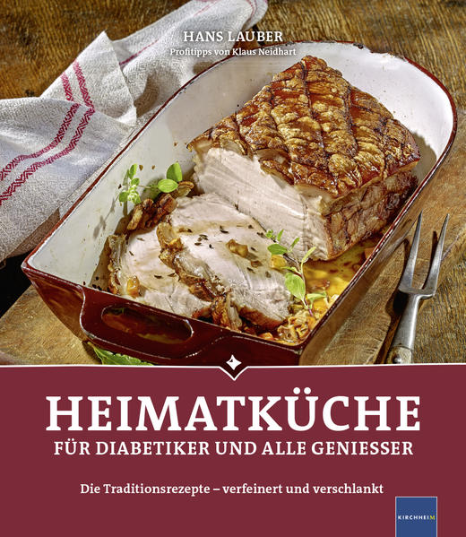 Heimatküche für Diabetiker und alle Genießer Die Traditionsrezepte - verfeinert und verschlankt von Hans Lauber Endlich unsere Traditionsgerichte unbeschwert genießen. Heimatküche schmeckt: Ein sorgfältig zubereiteter Schweinsbraten ist eine wunderbare Delikatesse. Heimatküche erdet: Linsen mit Saitenwürstle geben Orientierung in orientierungsloser Zeit. Heimatküche heilt: Die Grün Soß mit ihren sieben Kräutern ist ein unschlagbarer Gesundbrunnen. Für Heimatküche für Diabetiker hat Hans Lauber, Ernährungsexperte und Autor des Bestsellers „Schlemmen wie ein Diabetiker“, die bekannten, verkannten, oft verkochten Traditions­gerichte auf ihr vitales Potential abgeklopft. Mit dem Koch Klaus Neidhart hat der gebürtige Badener 44 Traditions­rezepte verfeinert und verschlankt: Im Wiener Schnitzel sind dick machende Brösel durch Kürbis- und Haselnusskerne ersetzt. Aus dem „Dosenfutter“ Leipziger Allerlei wurde mit frischen Gemüsen wieder eine erstklassige Delikatesse - und dem Nationalgericht „Currywurst“ gibt stärkender Bockshornklee den fitten Kick. Sogar trockener Wein als natürlicher Blutzuckerbalancierer gehört zum Konzept, damit die Heimatküche wieder das wird, was sie immer war: Genuss für alle! Genießen, was der Oma schon schmeckte Schweinsbraten • Casseler • Eisbein • Schweinebauch • Wurstsalat • Rindsroulade • Zwiebelrostbraten • Rheinischer Sauerbraten • Tafelspitz • Zürcher Geschnetzeltes • Königsberger Klopse • Wiener Schnitzel • Kalbskutteln • Pichelsteiner Topf • Schwäbische Hochzeitssuppe • Rehragout • Krabben Büsumer Art • Forelle Blau • Matjes Schnippelbohnen • Gaisburger Marsch • Russische Eier • Labskaus • Gemüsesuppe Blumenkohl • Leipziger Allerlei • Grünkohl • Kässpätzle • Grün Soß • Saure Kartoffelrädle • Linsen und Saitenwürstle • Maultaschen • Kohlroulade • Himmel und Ääd • Radieschenbrot • Currywurst • Toast Hawaii • Frikadelle • Solei • Handkäs Musik • Strammer Max • Schwarzwälder Kirschtorte • Schokoladenpudding und Eierlikör • Kaiserschmarren • Griesflammerie • Dampfnudeln • Weinschaumcreme Sitmmen zum Buch "Das Buch sieht großartig aus - herrliche Fotos, gelungene Illus, dazu die laubernde Text-Launigkeit, die ohnehin so viel Spaß macht" Dr. med. Andreas Baum, Chefredakteur Diabetes Ratgeber, Baierbrunn - "Hans Lauber bewegt einmal mehr: Heimatküche - endlich Rezepte für Leib und Seele" Dr. med. Meinolf Behrens, Diabeteszentrum Minden-Porta - "Lustmachend, nix mit Verzicht, sondern: Es mir gut gehen lassen. Das Richtige tun, und es auch noch verstehen. Genießen wie früher mit dem Input von heute: Was gibt es Besseres! Da wird der Bauch ganz warm und dem Menschen geht´s gut" Ursel Bühring, Heilpflanzenexpertin, Freiburg - "Das Kochbuch präsentiert Rinderroulade und Co. in verschlankter Version" Frankfurter Neue Presse - "Ein gut gelungenes Buch mit einer wunderbaren Aufmachung - auch wenn es um teilweise sehr deftige Rezepte geht" Prof. Dr. med. Hans Hauner, Leiter des Instituts für Ernährungsmedizin, München - "Merci vielmol fir di glunges kochbuch mit nem rezept vum Vater. S´isch immer guat zwissä, wus ebbis gscheits ässä und trinkä git" Fritz Keller, Wirt und Winzer, Oberbergen - "Glückwunsch, ein großer Wurf, auch die Fotos. Ich würde am liebsten sofort alles probieren" Thomas G. Konofol, Essenstester, Überlingen - "Traditionelle deutsche Küche, figurfreundlich überarbeitet. Im Mittelpunkt steht der Genuss" "LandKüche" - "Heimatküche von Hans Lauber hebt sich erfreulich vom Wust der Kochbücher berühmter Köche ab, die schwer nachzukochen, zu teuer und zu umfangreich sind. Er lehrt uns das Gegenteil: Mit regionalen Zutaten, mit traditionell regionalen, aber mit den neuen Erkenntnissen einer gesunden Ernährung erstellte Rezepte. Der Fokus auf Essen und Trinken als Genuss ohne riesigen Aufwand im Alltag" Prof. Dr. med. Rüdiger Landgraf, Vorstandsvorsitzender Deutsche DiabetesStiftung - "Ein echt gut gemachtes Buch mit ansprechenden Bildern und der gewohnt zum echten Essen verführenden Lauber-Schreibe" Stefan Lummer, Unternehmenskommunikation BKK Dachverband, Berlin - "Das Buch packt die Menschen da, wo sie sich wohlfühlen: Bei ihrem vertrauten Geschmack. Hans Lauber verfeinert aber die traditionellen Rezepte, sodass sie automatisch gesünder werden. Ein raffinierter Trick" Prof. Dr. med. Stephan Martin, Chefarzt Diabetologie, Verbund der Katholischen Kliniken Düsseldorf - "Hans Lauber zeigt uns mit den (neu) gierig machenden Rezepten seiner Heimatküche, daß man Heimat schmecken und genießen kann. Daß sie modern interpretiert, nicht bloße nostalgische Pflichtübung bleibt, sondern auf kulinarischer Augenhöhe mit den Kochkünsten der Welt angesiedelt ist" Dr. Peter Peter, Gastrosoph, München - "Eine appetitanregende, witzige, gut lesbare, kreative und zielgruppenspezifische Alternative zum Einheitsbrei des betreuten Kochbuchwahns, die ich jedem meiner Patienten empfehle" Prof. Kristian Rett, Chefarzt Diabetologie, Krankenhaus Sachsenhausen, Frankfurt - "Den leidenschaftlichen Genießern Hans Lauber und Klaus Neidhart ist ein großer Wurf gelungen. Vertraute Klassiker entpuppen sich als wahre Vitalwunder" Rheingau Echo - "Dank Laubers Wissen um die Inhaltsstoffe der Nahrung können alle, die gut und zugleich gesund essen wollen, die neue Heimatküche nach Herzenslust genießen" Schaffhauser Nachrichten - "Hans Lauber bleibt seiner Linie treu: Das richtige Essen ist für den Diabetiker wichtig, aber nicht jede Zubereitung ist geeignet und schmeckt. Mit großer Freude habe ich daher seine Heimatküche gelesen, weil das Buch vieles vereint. Liest man den Titel, ist man zunächst überrascht und denkt: Wie soll das zusammengehen, Zuckerkrankheit und Traditionsrezepte? Aber hier kommt Laubers Erfahrung ins Spiel: Der lange Zeitraum, wo er konsequent an der Schraube dreht, die für den Diabetiker genauso wichtig ist wie unter Umständen seine Tabletten: Vorsorge, eine vernünftige körperliche Verfassung und mit Lust gutes Essen zubereiten. Gutes Essen meint in seinem Buch nicht nur die Verwendung heimischer Rohstoffe, sondern auch eine Art pflanzliche Begleittherapie in Form der vielen verwendeten Kräuter. Es meint nicht nur die Imitation gewöhnlicher Rezepte, sondern eine genaue Analyse der Alltagskost, eine konsequente Entschlackung der traditionellen Küche und damit die Reduktion auf das für Diabetiker wesentliche. Dabei geht nichts verloren, es ist ein hervorragendes Update der Hausmannskost, die jeder schon einmal gegessen hat. Seine Rezepte sind wegen des wachsenden Übergewichtsproblems vieler Deutscher ein präventiver Beitrag und nicht nur für Diabetiker zu empfehlen. Ich wünsche mir, dass viele Anregungen umgesetzt werden" Dr. med. Siegfried Schlett, Arzt und Apotheker, Aschaffenburg - "Heimatküche hat es geschafft, die typisch deutsche Küche, fleischlastig und augenscheinlich schwer, attraktiv aufzubereiten. Das Buch macht Lust auf die traditionelle Küche und rückt den Diabetes authentisch mit Genuss in ein neues Licht. Es geht aber auch ganz stark um Tradition und Geschichte, um Dinge, die uns zunehmend abhanden kommen. Das Buch ist für Menschen mit und ohne Diabetes eine Bereicherung" Prof. Dr. med. Morten Schütt, Diabetologische Schwerpunktpraxis, Lübeck - "Wieder einmal ein gelungenes Werk über die Einfachheit und über die genussreiche Regionalität!" Thomas Thielemann, Gastronom, Gmund am Tegernsee