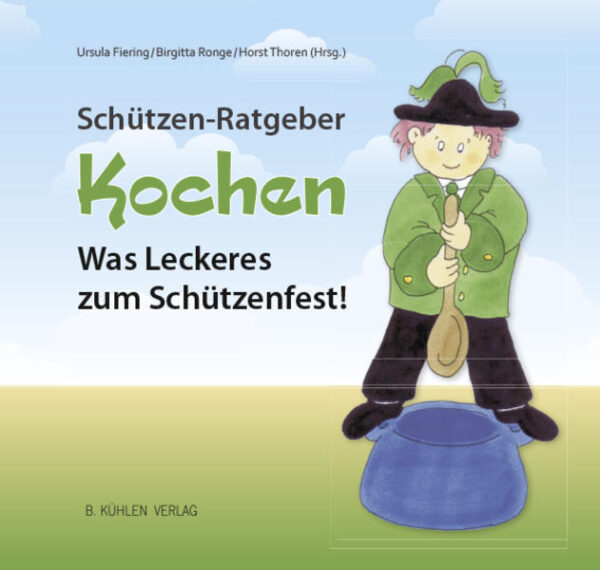 Guten Appetit und wohl bekomm’s! Der Titel verspricht Genuss und sagt schon alles: „Was Leckeres zum Schützenfest!“ Deutschlands erster „Schützen-Ratgeber Kochen“, vom Bund der Historischen Deutschen Schützenbruderschaften mit seinem Bezirksverband in Mönchengladbach herausgebracht, will den Schützen in Stadt und Land ein neues Festkonzept schmackhaft machen: Lecker essen, locker feiern - und dabei gesund leben. „Ohne Bauch geht´s auch!“ Nach diesem Motto wird der schützenfestliche Speiseplan umgestellt: Mehr Möhrchen, weniger Fett - und Vollwert statt Fritten. Und natürlich soll es schmecken! In diesem Sinne hat sich unser Ausschuss für Geschichte und Brauchtum sachkundige Unterstützung gesucht - und gefunden! Ernährungsberaterin Ursula Fiering-Willeboordse aus der NEW-Versuchsküche in Mönchengladbach ist eine ausgewiesene Fachfrau in Geschmacks- und Kalorienfragen. Die Grundidee für das Kirmes-Koch-Buch: Von allem genug, aber nicht zuviel. Das Ziel: Den Gürtel enger schnallen, damit die Uniform noch besser sitzt. Und zwar aus Überzeugung. Wie das geht - vor und während der Festtage und in der Erholungsphase danach - hat Fachköchin Ursula Fiering-Willeboordse anschaulich und appetitanregend in einer exklusiven Schützenfest-Kirmes-Rezeptsammlung zusammengestellt und mit einer fachkundigen Kochrunde nach allen Regeln der Kunst ausprobiert. Dort standen, neben den Schützenfest-Kennern des Gladbacher Bruderrates, namhafte Experten an Herd und Backofen. Ob aus medizinischer Sicht (Professor Dr. Gunter Konrad, ärztlicher Berater der AOK Rheinland-Hamburg) oder als geübter Gaumen („Kirmesköchin“ Gerda Römgens) - Kochen, prüfen, kosten und immer wieder kosten … Ob das „Lauchsüppchen“, das „Rote-Beete-Carpaccio“, die „gerollten Filets“, das Sorbet oder der Möhrenkuchen: Erst das einstimmige Prädikat „Köstlichkeit“ verschaffte den ausgewählten Rezepten einen Platz in diesem „Schützen-Ratgeber Kochen“. Als „kulinarischer Pfadfinder“ und Vorkoster tritt unser beliebter „Schützen-Willi“ in Erscheinung. Der lustige kleine Kerl mit rotem Haar, von der Illustratorin Birgitta Ronge schon als Symbolfigur für den berühmten „Schützen-Fitness-Trainer“ und unseren Bestseller „Schützen-Knigge“ erfunden, begeistert sich jetzt auch für die Arbeit am Herd. Und das steckt an. Die lustige Zeichenfigur ist motivierendes Vorbild beim Kochen und Feiern und soll all denen Mut machen, die sich bislang noch nicht an den Kochtopf gewagt haben oder schlichtweg einen sanften Anstoß brauchen, um mal was Neues zu wagen. Unser Ratgeber bietet Rezepte für alle festlichen Mahlzeiten (vom Königsfrühstück über die Parade-Happen bis zur Mitternachtssuppe) und wichtige Hinweise, wie das Essen zur Wohltat wird - und wie Genuss in Maßen die Festfreude erhöht. Eben voller Genuss ohne Völlegefühl. Schützen-Willi und sein Kochbuch - ein lang erwarteter, wirklich wertvoller Ratgeber für frohe Festtage ohne Kaloriensorgen. Das letzte Wort soll unser beratender Medizin-Professor haben: „Festtage sind keine Fastentage! Ein Bierchen in Ehren ist immer erlaubt! Und auch ein Stückchen Kuchen ist nicht automatisch ungesund. Alles eine Frage von Maß und Zubereitung!“ Da bleibt nur noch zu wünschen: „Guten Appetit und wohl bekomm´s!“ Horst Thoren