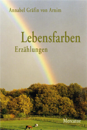 Ein Regenbogen auf dem Umschlag des neuen Buches von Annabel Gräfin v. Arnim symbolisiert die Vielfalt des Lebens, aus der die Autorin acht spannende Geschichten schöpft. Sie alle spielen am Niederrhein oder handeln von Menschen, die sich dieser Landschaft verbunden fühlen. Mal ernst, mal traurig, mal heiter erzählt, vermitteln sie einen Eindruck von der Vielfarbigkeit des Lebens auf dem Lande.