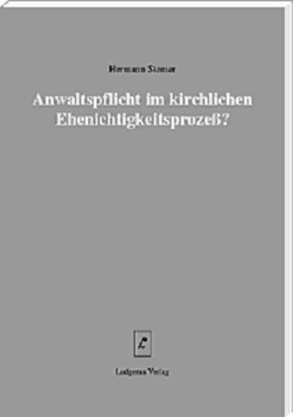 Der kirchliche Ehenichtigkeitsprozess begegnet heute Zweifeln und Misstrauen. Das abweisende Urteil wird vielfach als inhuman, das stattgebende als verkappte Entscheidung empfunden. Das Eheverständnis der Kirche aber lässt an diesem Verfahren, das zugleich die bestehende Ehe schützen und das Menschenrecht auf Ehe sichern soll, keinen Weg vorbeiführen. Dem muss die geltende Verfahrensordnung gerecht werden. Indem sie jedoch von der Fiktion ausgeht, dass die Eheparteien auch die Prozessparteien seien und beide in ca. 1481 § 3 CIC von der Anwaltspflicht ausnimmt, beeinträchtigt sie tatsächlich ihr Verteidigungsrecht und ihre prozessuale Waffengleichheit gegenüber dem wahren Prozeßgegen und dem Beklagten: dem Ehebandverteidiger. Ihm sollte deshalb zwingend ein gleichwertiger Ehebandbestreiter entgegengestellt werden: Die wirklich streitige Suche nach der Wahrheit schlösse eine Verständigung auf Kosten der Wahrheit aus und gäbe dem Prozeß jene wünschenswerte Transparenz, die Zweifeln und Mißtrauen ihre Nahrung nähme.