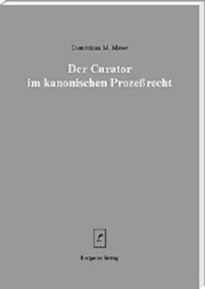 Das Rechtsinstitut des Curators im Pronzessrecht des CIC wird grundlegend behandelt. Sein Amt dient der Verwirklichung des Verteidigungsrechtes, das sich mit dem fundamentalen Menschen- und Christenrecht begründet, derjenigen, die es selbst nicht wahrnehmen können: Entmündigte und Geistesschwache. Die prozessuale Stellung des Curators wird sowohl für das ordentliche Streitverfahren als auch für einige Sonderverfahren des kanonischen Rechts unter Berücksichtigung der staatlichen Parallelen dargestellt.