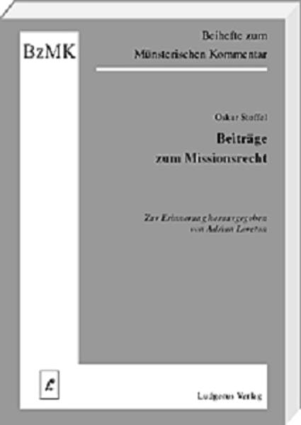 Dieser Band vereint Aufsätze zum Missionsrecht, die Oskar Stoffel, einer der wenigen Autoren deutscher Sprache, zu diesem Rechtsgebiet in den Jahren 1972 bis 1994 veröffentlicht hat. Sie geben Einblick in die ekklesiologische und verfassungsrechtliche Problematik der Missionstätigkeit der Kirche und erschließen damit Rechtsfragen, mit denen sich die Kanonistik eher zu selten beschäftigt.