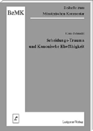 Das vorliegende Buch geht der Frage nach, inwieweit Kinder und Jugendliche, die die Ehescheidung der eigenen Eltern erlebt haben, dadurch langfristig psychische Störungen davontragen können und sich in der Folge auch eine Beeinträchtigung ihrer später eigenen Bildungs- und Eheführungsfähigkeit gemäß c. 1095, 3 des Codex Iuris Canonici herausbilden kann.