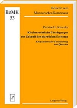 Priestermangel-Gläubigenmangel-Rückgang der Kirchensteuer: Pfarreien ohne Pfarrer, zu groß gewordene Kirchen und finanzielle Engpässe sind inzwischen in vielen deutschen Bistümern ein Problem. Der Abschied von einer flächendeckenden, selbstverständlichen Volkskirche wirft Fragen auf:-Was ist notwendig für die Zukunft der territorialen Seelsorge? Überschaubare communitates christifidelium als strukturell eigenständige Pfarreien mit eigenem Pfarrer, mit der Maßgabe, dass sich ggf. bis zu sechs oder mehr Pfarreien einen Pfarrer teilen? Oder so genannte „Großraumpfarreien“, die aus vielen Gemeinschaften vor Ort bestehen, mit der Konsequenz, dass diese strukturell nicht eigenständige sind? Wie ist die cura pastoralis auf lange Sicht am besten gewährleistet?-Was sagt das Kirchenrecht, was das Staatskirchenrecht zu den Alternativen von Kooperation oder Fusionierung von Pfarreien? Und wie können diese Vorgaben mit den Herausforderungen in Einklang gebracht werden, vor denen die katholische Kirche in den deutschen Bistümern steht? Die strukturellen Veränderungen im Bistum Essenwerden untersucht. In der Konsequenz, im Umfang und im zeitlichen Ablauf der flächendeckenden Neustrukturierung hat das Zukunftskonzept im Bistum Essen eine Vorreiterrolle in den deutschen Bistümern. Die dargestellten Entwicklungen und die Erfahrungen nach der Umsetzung in den kommenden Jahren können kritischer Hintergrund für ähnliche Überlegungen in anderen Bistümern sein.