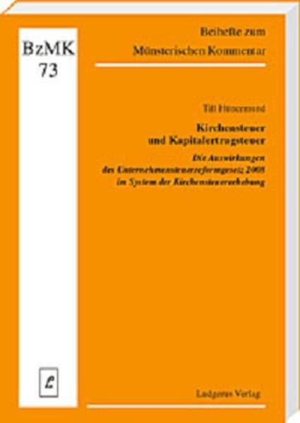 Ab dem 1. Januar 2015 wird die Kirchensteuer auf Kapitaleinkünfte direkt an der Quelle, also in der Regel durch die Banken, eingezogen. Das vorliegende Werk geht den rechtlichen Hintergründen dieser Änderung nach und stellt dar, wodurch diese Änderung bedingt wurde und wie die Erhebung von Kirchensteuer auf Kapitalerträge nunmehr geregelt ist.