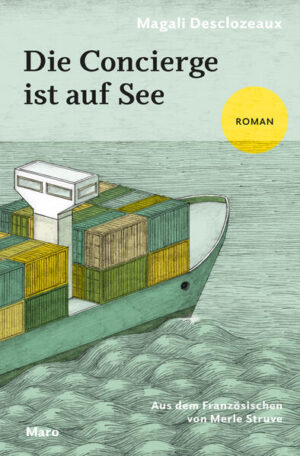 Die ehemalige Pariser Concierge Ninon Moineau hat ihre bescheidene Rente gegen Kost und Logis auf einem Containerschiff eingetauscht. Als sie nach einigen Jahren auf den Weltmeeren versucht, an Land zurück­zukehren, findet sie heraus, dass sie mit dem Unterzeichnen ihres Vertrags einem Finanzspeku­lan­ten zum Opfer gefallen ist. Es entspinnt sich eine ebenso spannende wie kuriose Verfolgungsjagd, in der skrupellose Finanzhaie, der Alltag auf einem Frachter und berührende Momentaufnahmen aus Paris aufeinandertreffen. Magali Desclozeaux entlarvt in ihrer realistischen Fabel viel über eine Gegen­wart, in der alles zur Ware wird und es gar nicht so abwegig scheint, den eigenen Lebensabend in einem Container zu verbringen. Ein Briefroman voller Schalk und Situationskomik.