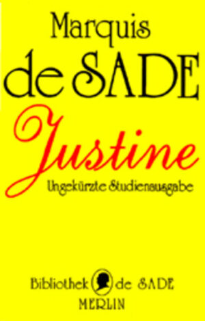 Das berühmte Hauptwerk de Sades wurde während seiner Haftzeit in königlichen Gefängnissen geschrieben. Justine ist im Gegensatz zu ihrer Schwester Juliette, die frühzeitig den Weg des Lasters beschreitet, tugendhaft und will es bleiben. Sie mußte dafür mit Erniedrigung, Verfolgung und Vergewaltigung bezahlen.