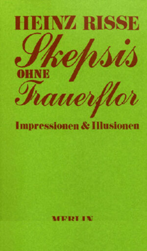 Der brillante Essayist blickt mit amüsiertem Interesse auf ein ereignisreiches 80-jähriges Leben zurück. Er gibt zum Besten, was ihm aufgefallen ist und was er darüber denkt.