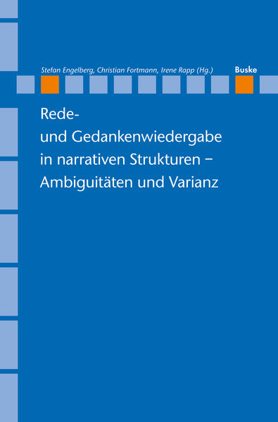 Rede- und Gedankenwiedergabe in narrativen Strukturen  Ambiguitäten und Varianz | Bundesamt für magische Wesen