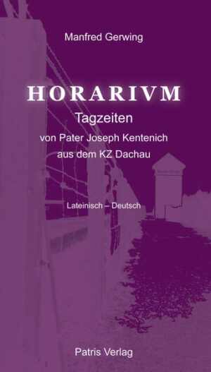 Das hier vorliegende Horarium (die Tagzeiten) ist im Jahr 1944 im Konzentrationslager Dachau in Anlehnung an das lateinische Stundengebet verbotenerweise entstanden: Pater Joseph Kentenich (1885-1968), der Gründer der Schönstatt-Bewegung, hat als Häftling mit der Sträflingsnummer 29392 den deutschen Urtext unter Lebensgefahr formuliert: Noch im KZ Dachau hat der Mitgefangene Pater Wilhelm Poiess SAC diesen Text ins Lateinische übersetzt. Der Grund für diese Übersetzung war nicht so sehr philologischer, als vielmehr apostolischer Natur. Entscheidned für die Erstellung des lateinischen Textes der Horen war die Verbreitung der lateinischen Sprache unter den im Konzentrationslager Dachau inhaftierten katholischen Priestern. Manfred Gerwing beschreibt beeindruckend den äußeren und inneren Weg Pater Kentenichts ins KZ Dachau und die dramatischen Verhältnisse dort, in denen die Texte entstanden sind.