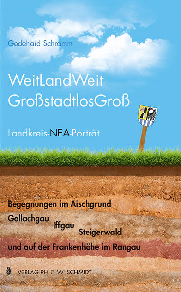 In den 17 Kapiteln dieses Landkreis-Buches werden viele Begegnungen zu einem Porträt. Mit Stadt-Sternen und Landkreis-Traversen abwechslungsreich komponiert, liest sich das Ganze wie das Tagebuch einer zunehmenden Erkundungs-Liebe zu diesem Landkreis, der gerade als Großstadtloser ein ganz Großer ist. 2000 erschienen Schramms autobiographische „Reisen nach NEA-polis“