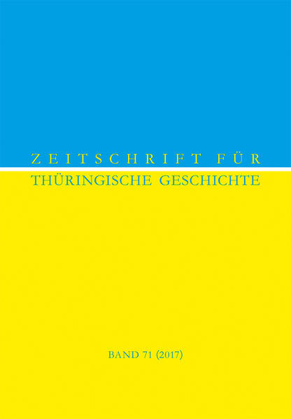 Zeitschrift für Thüringische Geschichte