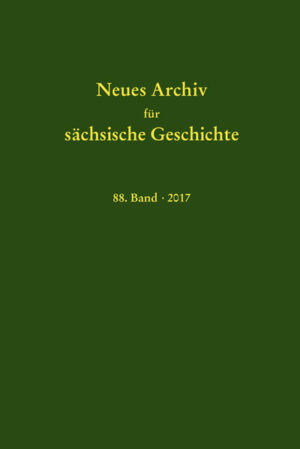 Neues Archiv für sächsische Geschichte