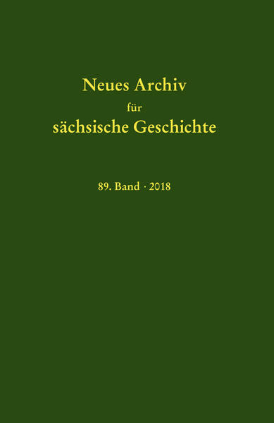 Neues Archiv für sächsische Geschichte