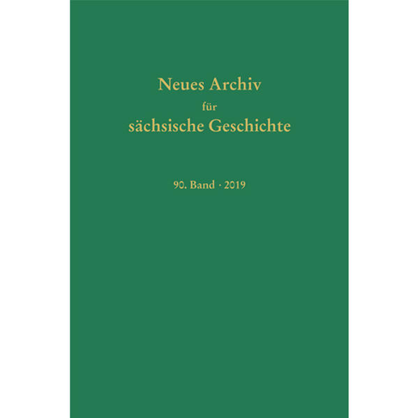 Neues Archiv für Sächsische Geschichte | Bundesamt für magische Wesen