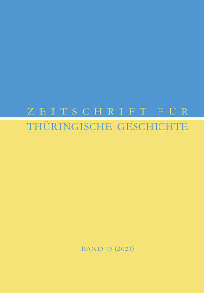 Zeitschrift für Thüringische Geschichte | Bundesamt für magische Wesen