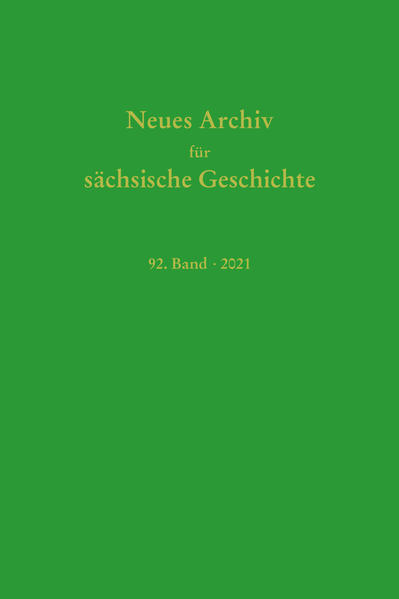 Neues Archiv für Sächsische Geschichte